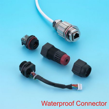 موصل مقاوم للماء - موصلات RJ مقاومة للماء وموصلات USB